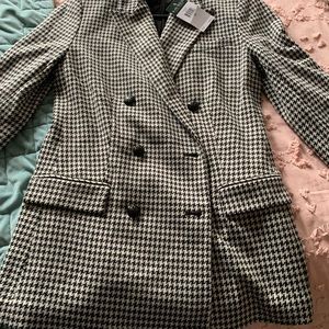 Ralph Lauren Houndstooth jacket.  Size 10 with tags.  Never worn.